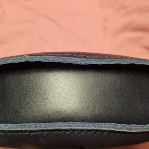 NWOT Portland Leather Cowboy Blue Small Seesaw Pouch